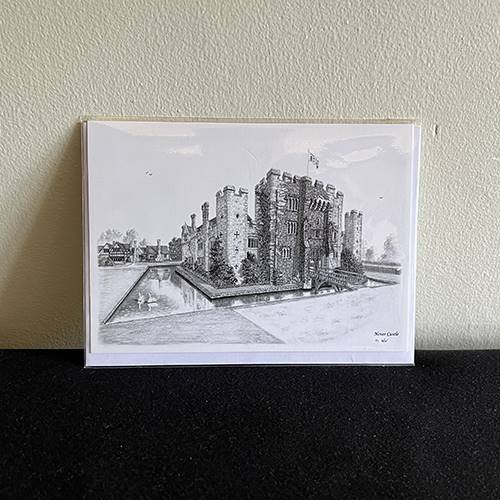 A6 Card Hever Castle